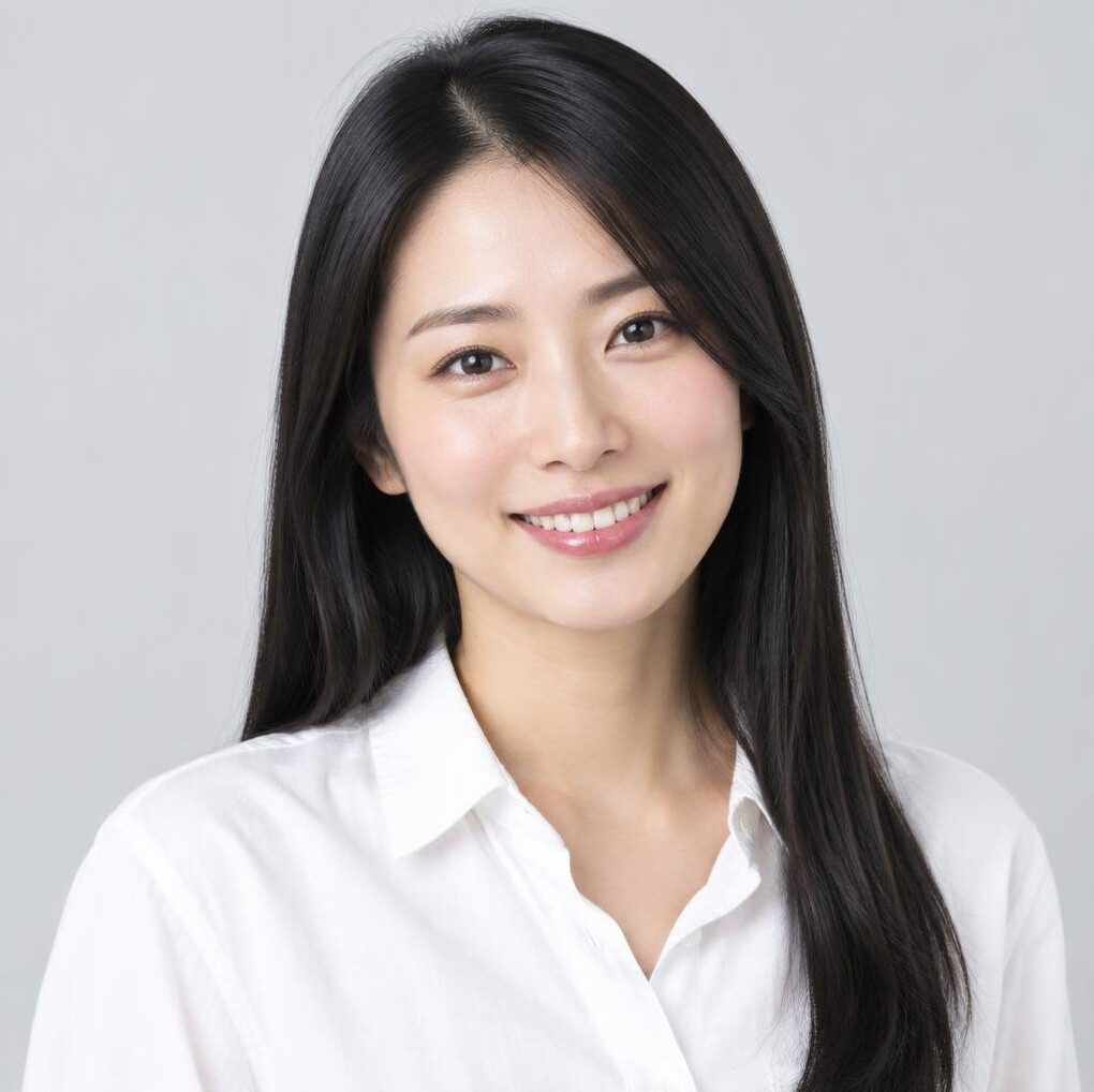 Portrait of a young woman smiling